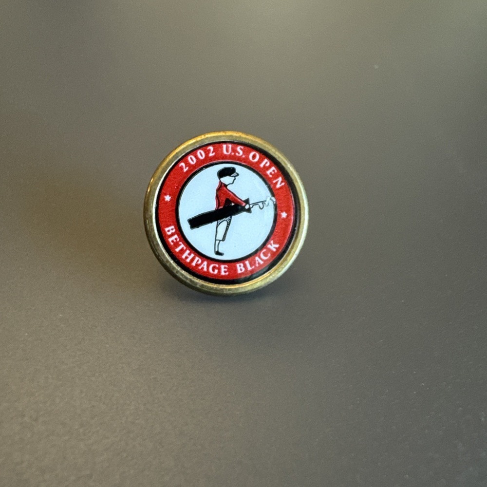 2002‎ US OPEN BETHPAGE Black TIGER WOODS  Golf Ball Marker